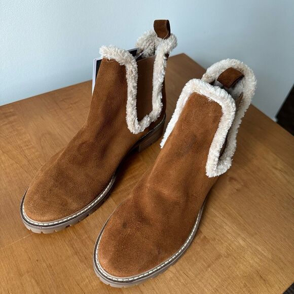 Steve Madden Leopold fur boot size 7.5 - Picture 5 of 8